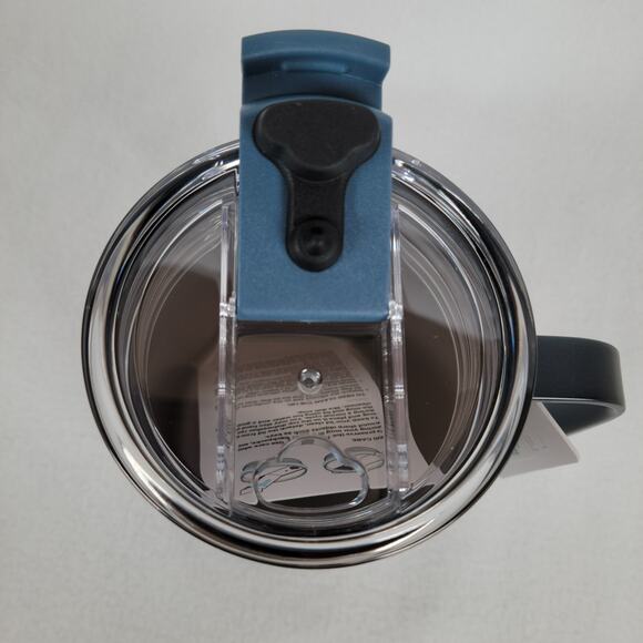 Lululemon Insulated Mug Cup 12oz/350 ml Blue Double-Walled Logo Coffee Cold Hot - Picture 5 of 7